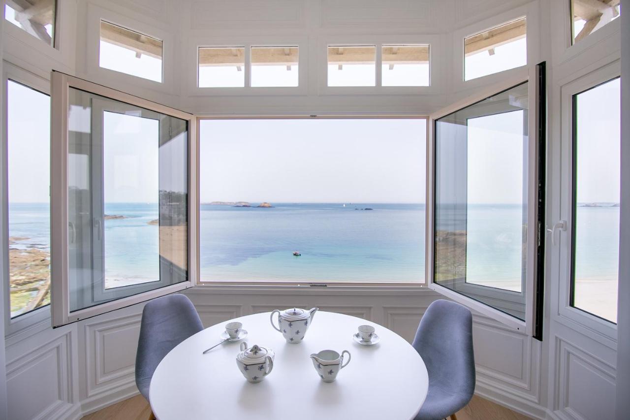 La Perle Marine - Bow-Window Vue Mer Динар Экстерьер фото